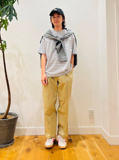 コットンシャンブレーシャツ
