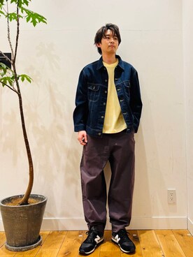 「Lee（リー）のアイテム（ジャケット/アウター）」を使った、MATSUMOTOさん（メンズ・175cm）の冬コーディネート