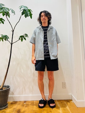 「THE NORTH FACE（ザノースフェイス）のアイテム」を使った、teeさん（メンズ・175cm）の夏コーディネート