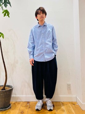 「KBF（ケイビーエフ）のアイテム」を使った、MATSUMOTOさん（メンズ・175cm）の冬コーディネート