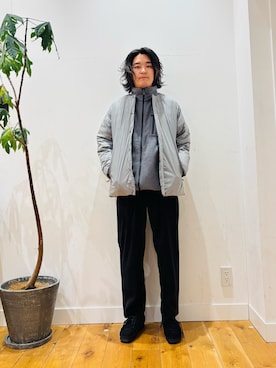 「冬の注目アウター」｜「アイテム（その他アウター）」を使った、teeさん（メンズ・175cm）の秋コーディネート