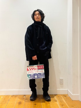 「アイテム（テーラードジャケット）」を使った、takuさん（メンズ・175cm）の冬コーディネート