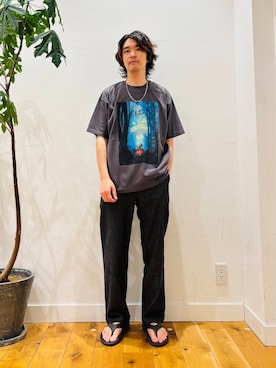 「URBAN RESEARCH（アーバンリサーチ）のアイテム（アクセサリー）」を使った、MATSUMOTOさん（メンズ・175cm）の夏コーディネート