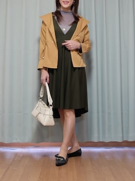 「Coo+i（クーイ）のアイテム」を使った、Kanon1008さん（レディース・170cm）の春コーディネート