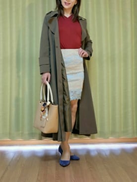 「Gina（ジーナ）のアイテム」を使った、Kanon1008さん（レディース・170cm）の秋コーディネート