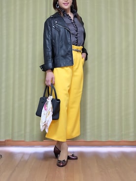 「IMAGE（イマージュ）のアイテム」を使った、Kanon1008さん（レディース・170cm）の春コーディネート