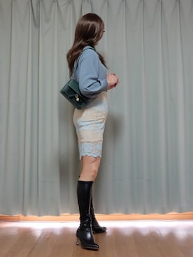 「Gina（ジーナ）のアイテム」を使った、Kanon1008さん（レディース・170cm）の春コーディネート