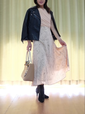 「Fashion Letter（ファッションレター）のアイテム」を使った、Kanon1008さん（レディース・170cm）の春コーディネート