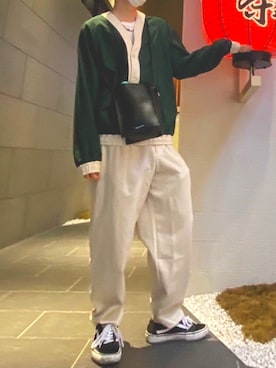 「MOUSSY（マウジー）のアイテム」を使った、sou13mzさん（メンズ・169cm）の春コーディネート