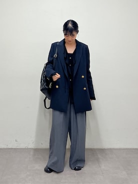 「アイテム（バックパック/リュック）」を使った、YURIさん（レディース・155cm・20代）の秋コーディネート