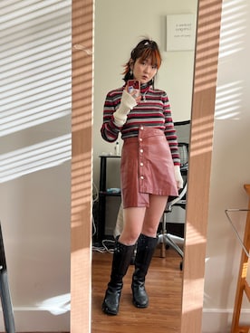 「URBAN OUTFITTERS（アーバンアウトフィッターズ）のアイテム」を使った、　pochi potatoさん（レディース・158cm）の春コーディネート