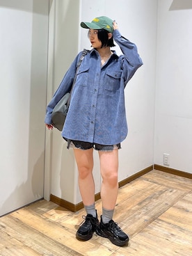 「キャップ」｜遥さん（レディース・156cm・20代）の秋コーディネート