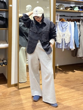 「GLOBAL WORK（グローバルワーク）のアイテム（ブルゾン）」を使った、遥さん（レディース・156cm）の春コーディネート