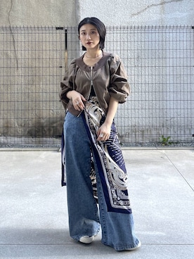「アイテム（財布/小物）」を使った、遥さん（レディース・156cm・20代）の秋コーディネート