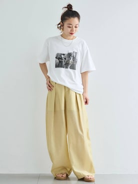 「Curensology（カレンソロジー）のアイテム」を使った、shimoさん（レディース・156cm）の春コーディネート