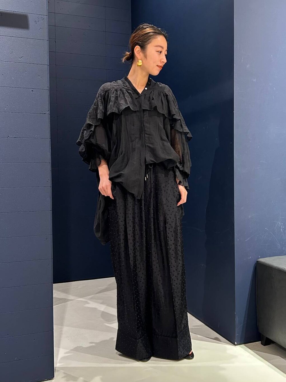 Curensology(カレンソロジー)/ドットカットジャガードパンツを使った