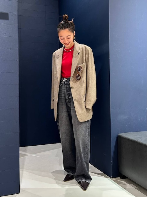 Curensology チェック柄 テーラードジャケット Curensology(カレンソロジー)/ガンクラブチェックジャケット