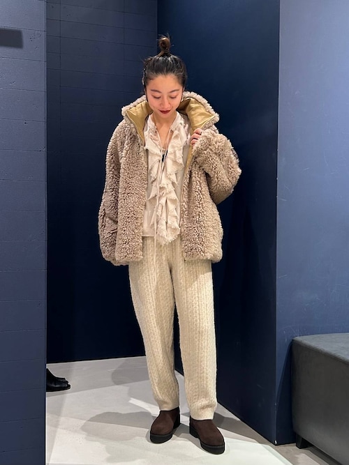 Curensology(カレンソロジー)/ウールMIXビエラフリルブラウス（シャツ