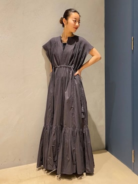 Curensology コットンティアードワンピース Curensology カレンソロジー コットンティアードワンピース