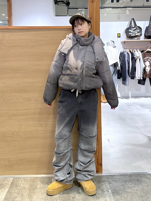 セール】FADED 2WAY PADDED JACKET（ナイロンジャケット）｜X-girl