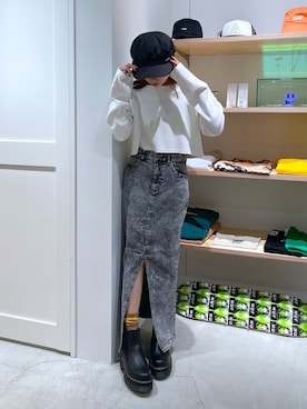 服部 天音さん（レディース・157cm）の秋コーディネート