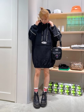 服部 天音さん（レディース・157cm）の秋コーディネート