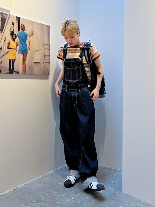 セール】WIDE TAPERED OVERALL（サロペット/オーバーオール）｜X