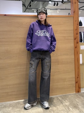 服部 天音さん（レディース・157cm）の冬コーディネート