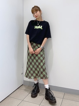 服部 天音さん（レディース・157cm）の夏コーディネート