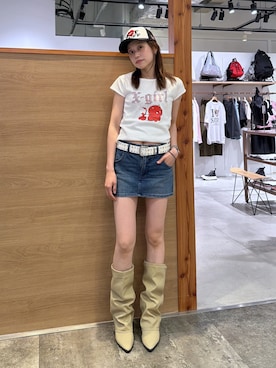 服部 天音さん（レディース・157cm）の夏コーディネート