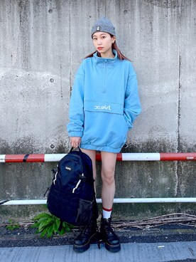 服部 天音さん(レディース・157cm)の冬コーディネート