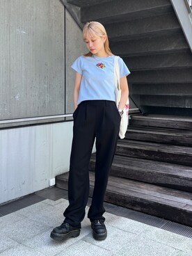 服部 天音さん（レディース・157cm）の夏コーディネート