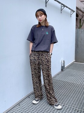 服部 天音さん（レディース・157cm）の夏コーディネート