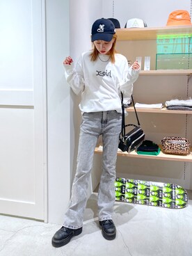 服部 天音さん（レディース・157cm）の秋コーディネート