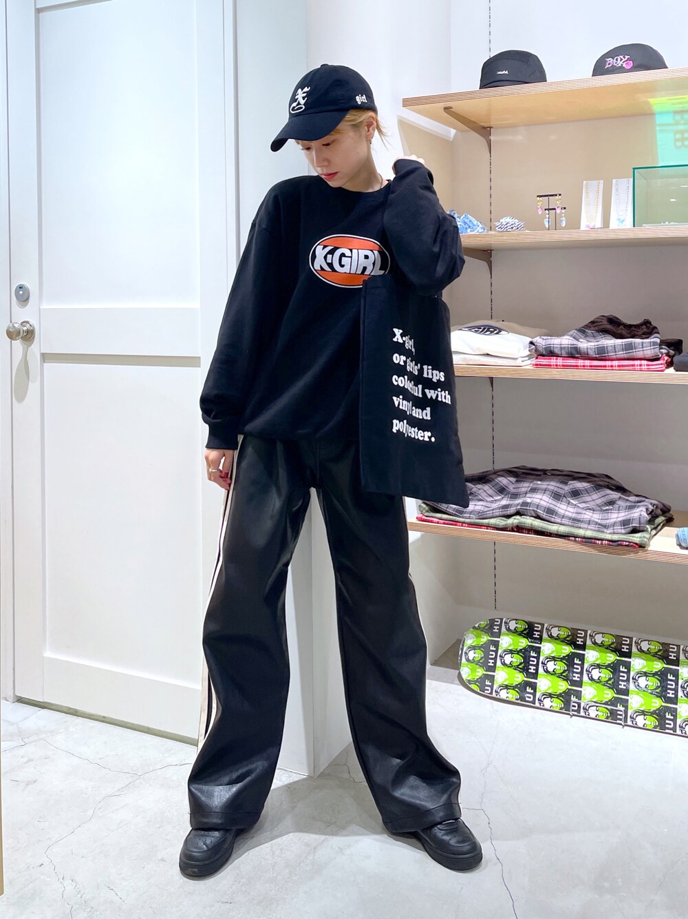 X-girl（エックスガール）の「X-girl × YURINO GATHERED FLARE