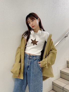 服部 天音さん(レディース・157cm)の春コーディネート