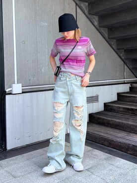 服部 天音さん(レディース・157cm)の夏コーディネート