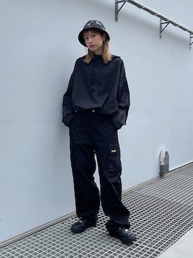 服部 天音さん（レディース・157cm）の秋コーディネート