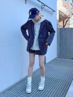 服部 天音さん(レディース・157cm)の冬コーディネート