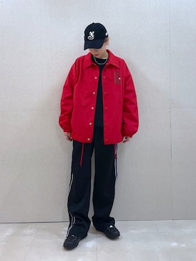 服部 天音さん（レディース・157cm）の冬コーディネート