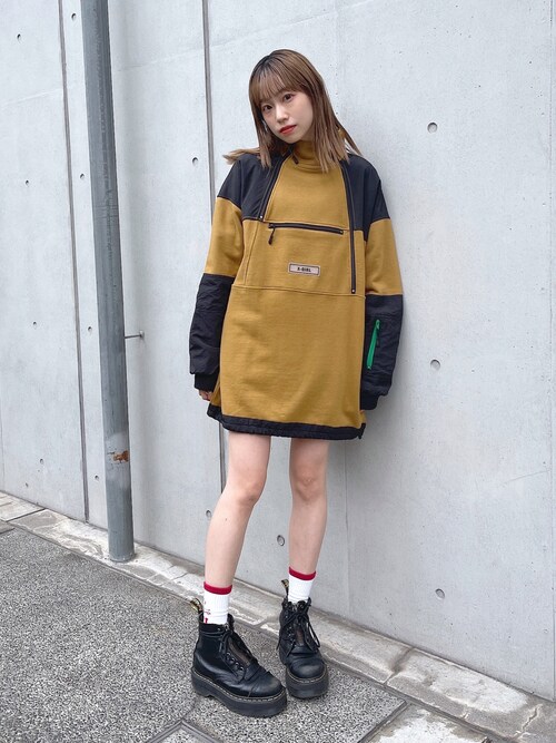 服部 天音 X Girl 原宿 X Girlのワンピースを使ったコーディネート Wear