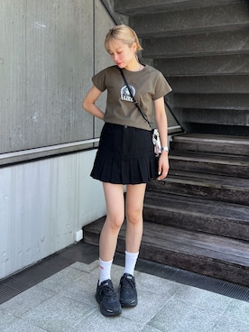 服部 天音さん（レディース・157cm）の夏コーディネート