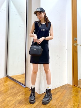 服部 天音さん（レディース・157cm）の秋コーディネート