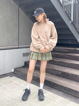 服部 天音さん（レディース・157cm）の春コーディネート