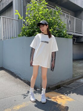 服部 天音さん（レディース・157cm）の秋コーディネート