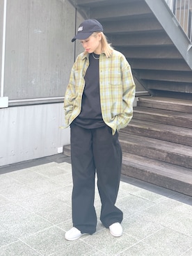 服部 天音さん（レディース・157cm）の春コーディネート