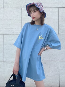 服部 天音さん（レディース・157cm）の夏コーディネート