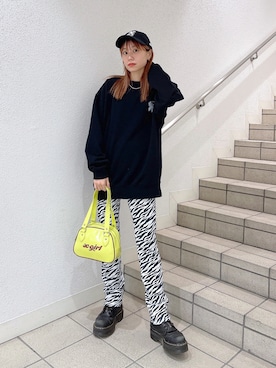 服部 天音さん（レディース・157cm）の春コーディネート