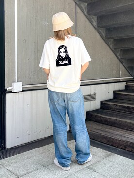 服部 天音さん（レディース・157cm）の春コーディネート