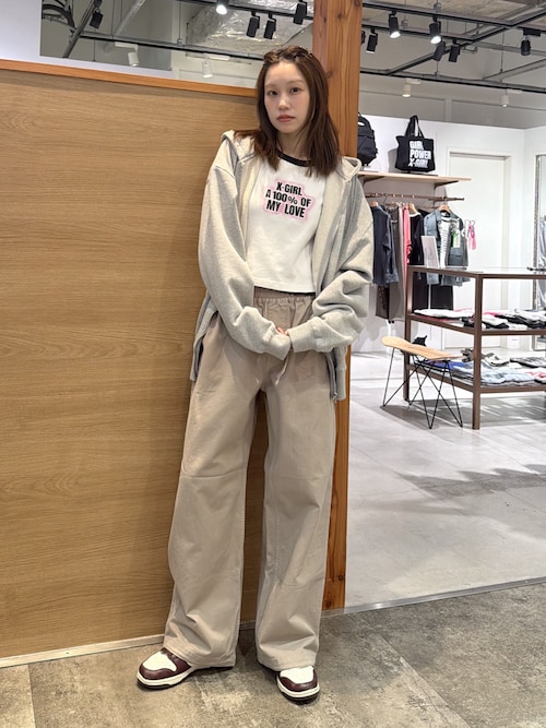 新品　エックスガール　ポリエステルパンツ m21023102310005.jpg